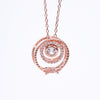 Amee Gilded Bow Silver Pendant