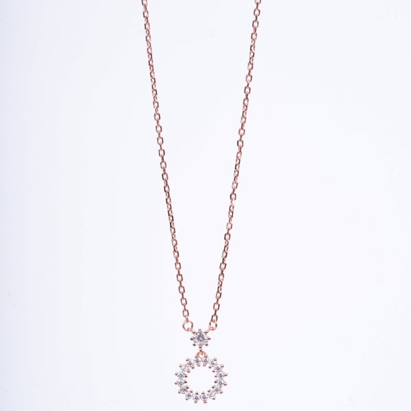 Amee Ethereal Halo Silver Pendant
