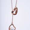 Amee Twin Heartstring Silver Pendant