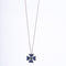 Amee Midnight Clover Silver Pendant