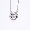 Amee Eternal Love Swan Silver Pendant