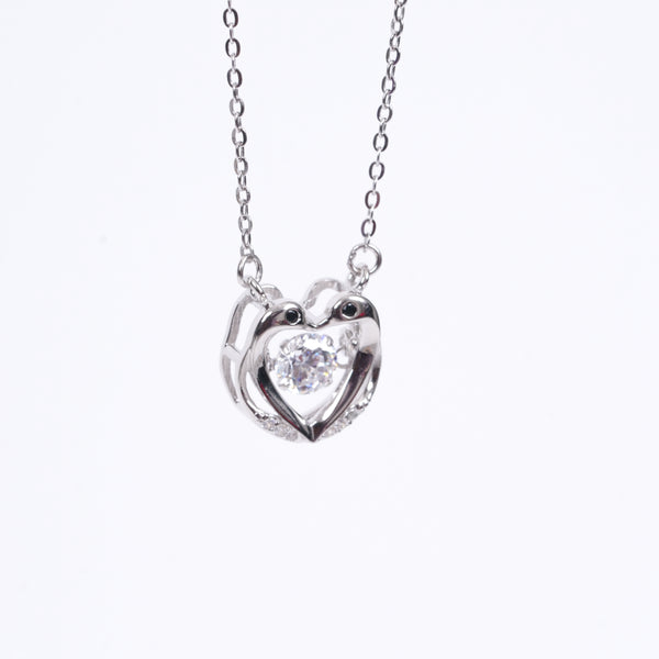 Amee Delicate Love Silver Heart Pendant