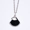 Amee Noir Luxer Charm Silver Pendant