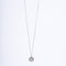 Amee Studded Geometric Sphere Silver Pendant