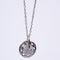 Amee Studded Geometric Sphere Silver Pendant