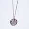 Amee Studded Geometric Sphere Silver Pendant