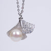 Amee Dewdrop Pearl Silver Pendant