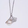 Amee Dewdrop Pearl Silver Pendant