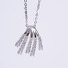 Amee Ethereal Glimmer Silver Necklace