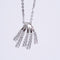 Amee Ethereal Glimmer Silver Necklace