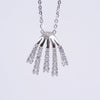 Amee Ethereal Glimmer Silver Necklace