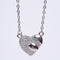 Amee Dual-Tone Heart Pendant