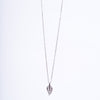 Amee Sparkling Leaf Silver Pendant