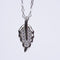 Amee Sparkling Leaf Silver Pendant