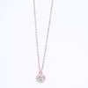 Amee Radiance Solitaire Silver Pendant