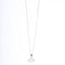 Amee Starlit Curve Silver Necklace