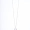 Amee Radiant Teardrop Silver Pendant