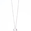 Amee Radiant Teardrop Silver Pendant