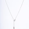 Amee Lovelight Drop Silver Necklace