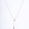 Amee Lovelight Drop Silver Necklace