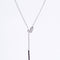 Amee Lovelight Drop Silver Necklace