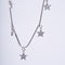 Amee Stellar Charm Silver Necklace