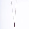 Amee Sleek Bar Pendant Silver Necklace
