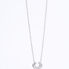 Amee Elegant Arc Silver Pendant