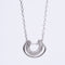 Amee Elegant Arc Silver Pendant