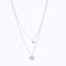 Amee Heart & Harmony Silver Necklace