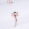 Amee Blossom Bliss Silver Bangle