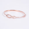 Amee Rosegold Reverie Silver Bangle