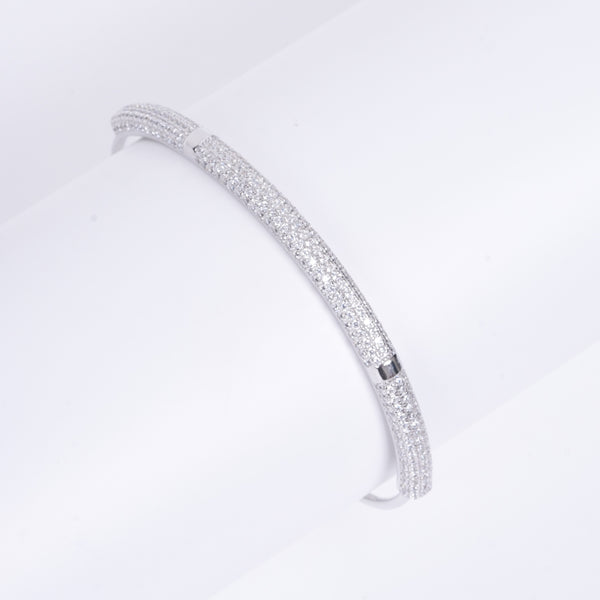 Amee Lumière Silver Cuff Bracelet