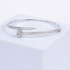 Amee Edged Elegance Silver Bracelet