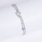 Amee Trinity Charm Silver Bracelet
