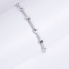 Amee Bead Drops Silver Bracelet