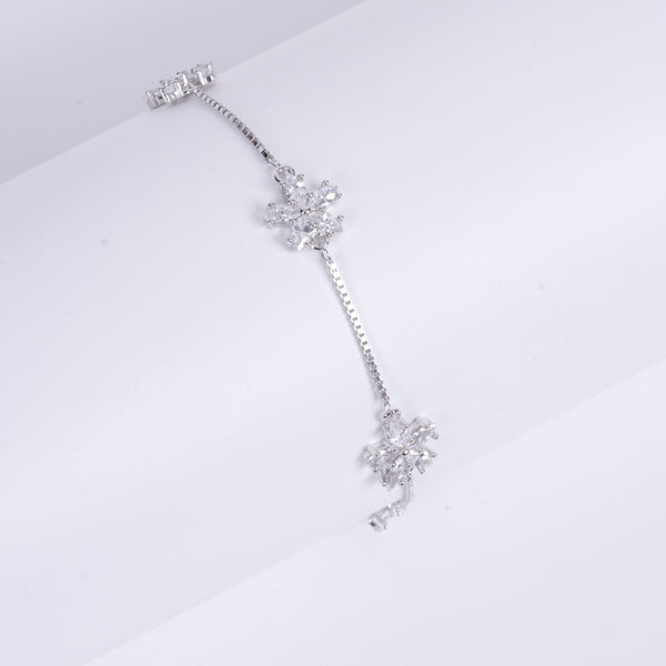 Amee FrostGlow Silver Bracelet