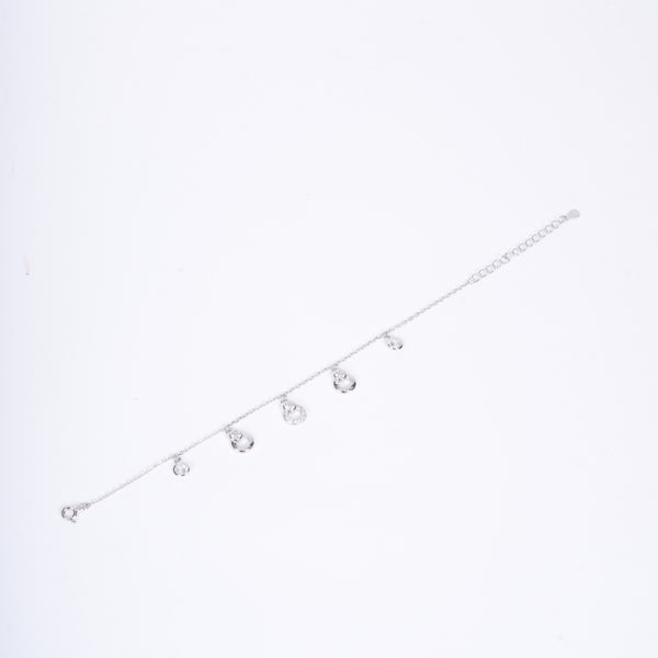 Amee Snow Loops Silver Bracelet