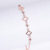 Amee Rose Clover Silver Bracelet