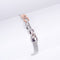 Amee Chunky Two-Toned Lock Link Bracelet