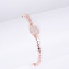 Amee Blush Gold Disc Charm Bracelet