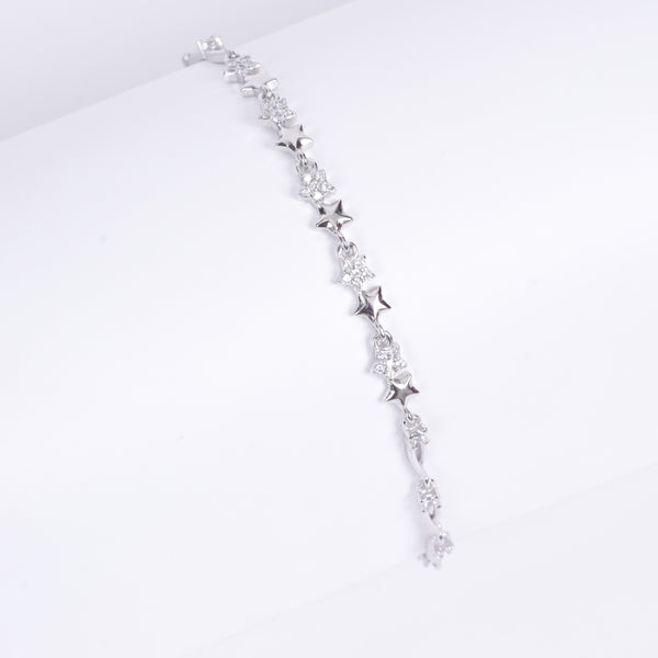 Amee Twinkle Trail Silver Bracelet