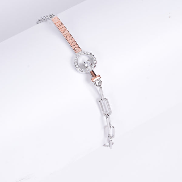 Amee Circle of Grace Silver Bracelet