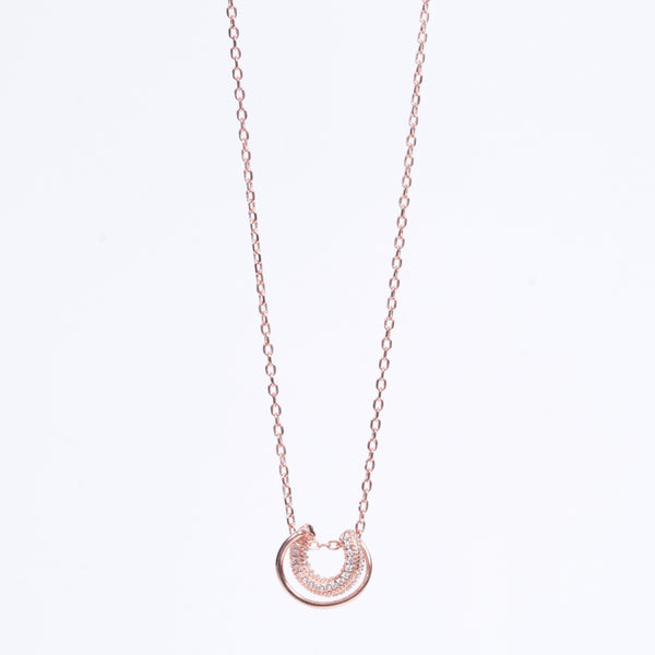 Amee Aurora Arc Silver Pendant