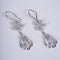 Amee Petal Drop Silver Earrings