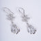 Amee Petal Drop Silver Earrings