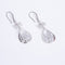 Amee Teardrop Flora Silver Earrings