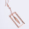 Amee Framed Leaf Silver Earrings