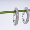 Amee Celestial Lustre Silver Hoops