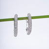 Amee Celestial Lustre Silver Hoops
